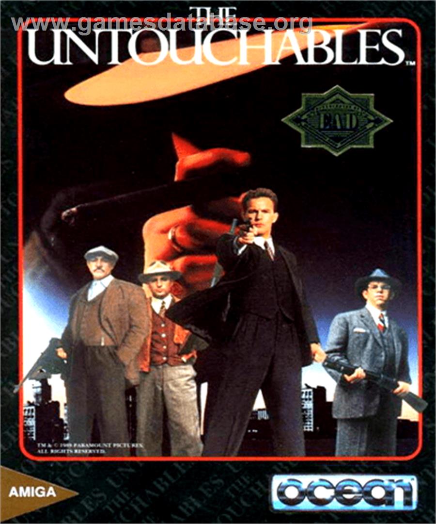 Untouchables - Commodore Amiga - Artwork - Box