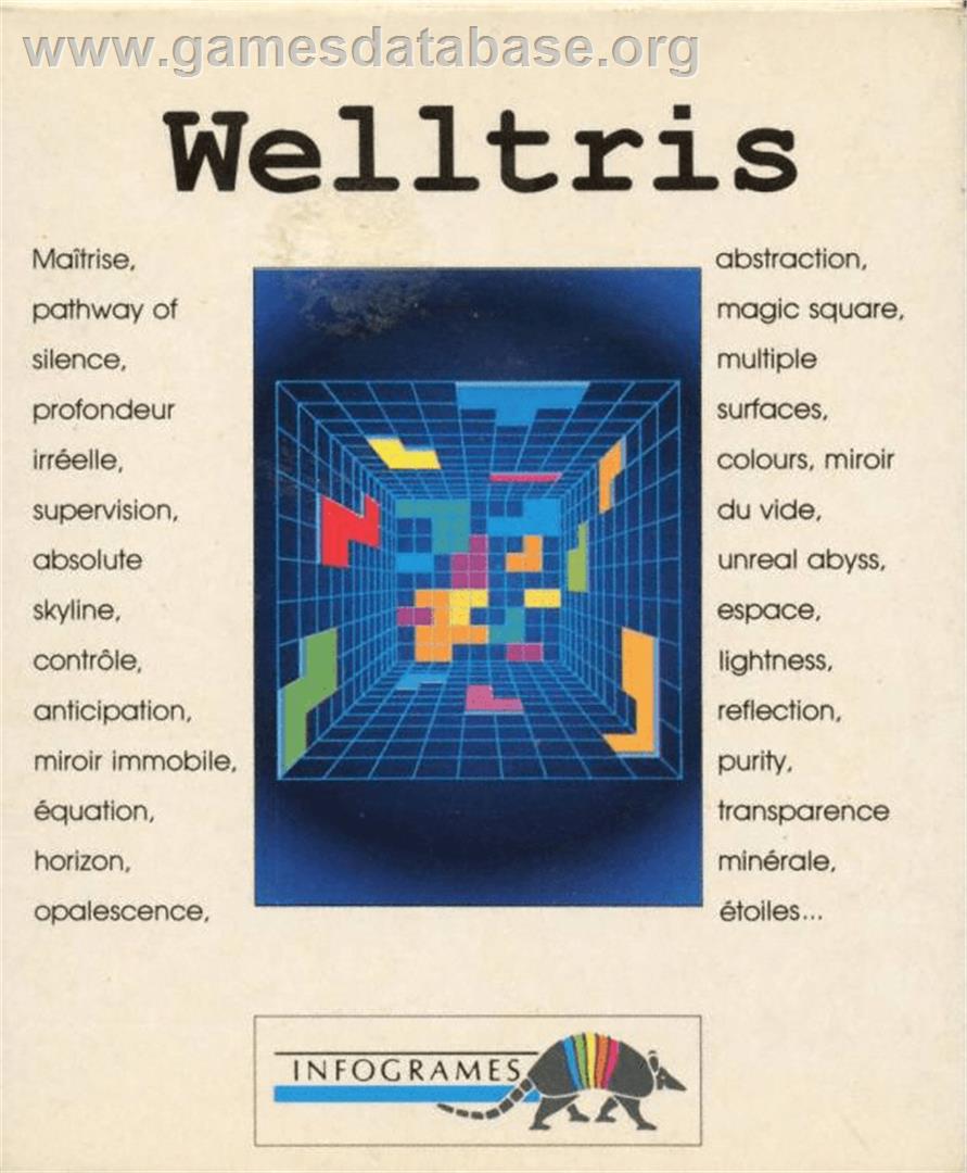 Welltris - Commodore Amiga - Artwork - Box