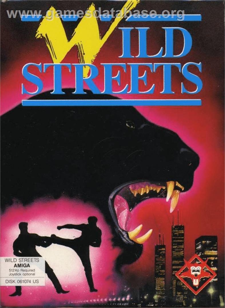 Wild Streets - Commodore Amiga - Artwork - Box