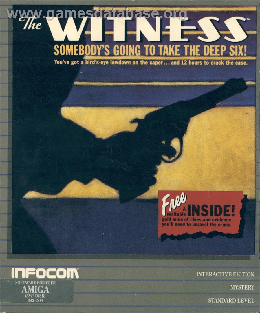 Witness - Commodore Amiga - Artwork - Box