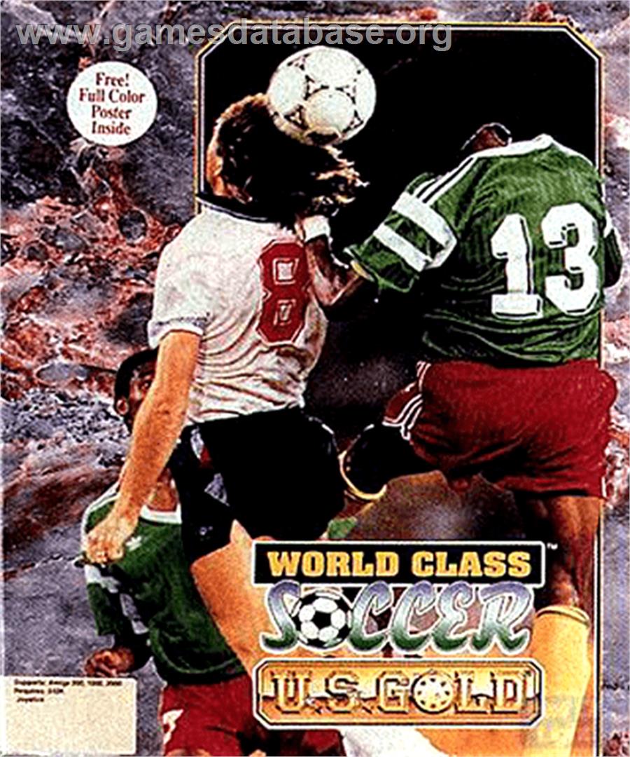 World Class Soccer - Commodore Amiga - Artwork - Box