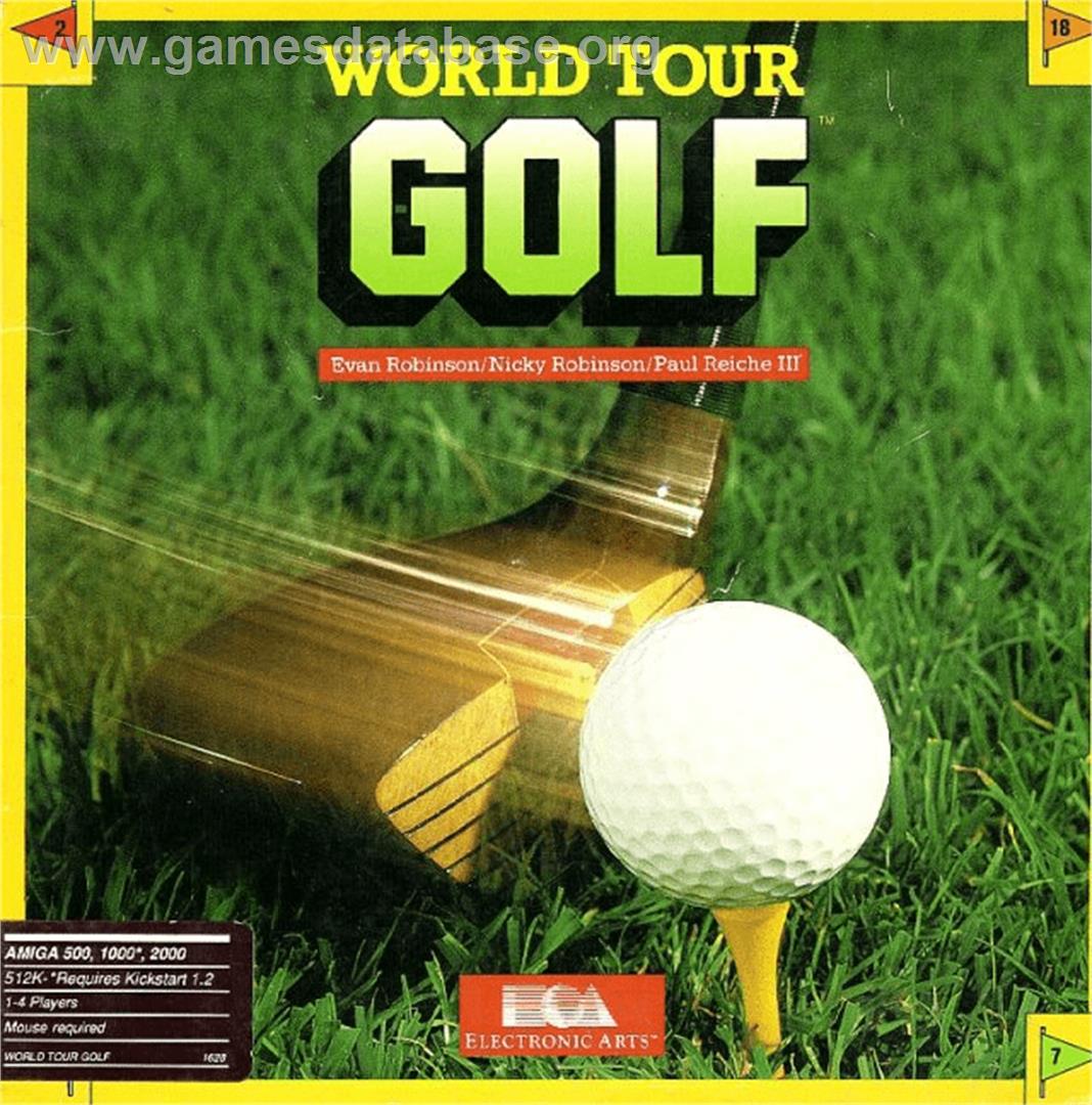 World Tour Golf - Commodore Amiga - Artwork - Box