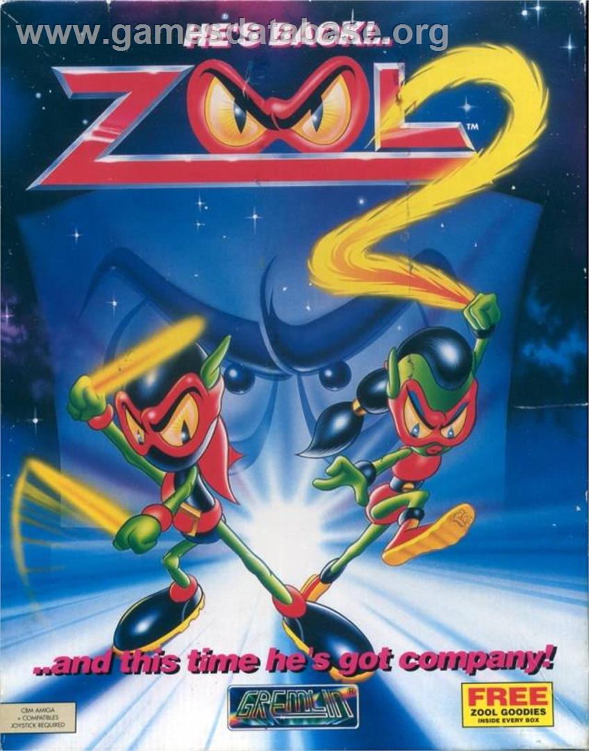 Zool 2 - Commodore Amiga - Artwork - Box