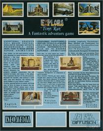 Box back cover for Chrono Quest on the Commodore Amiga.