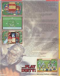 Box back cover for M.U.D.S. - Mean Ugly Dirty Sport on the Commodore Amiga.