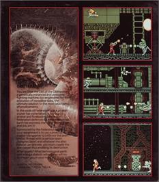 Box back cover for Obliterator on the Commodore Amiga.