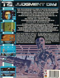 Box back cover for Terminator 2 - Judgment Day on the Commodore Amiga.