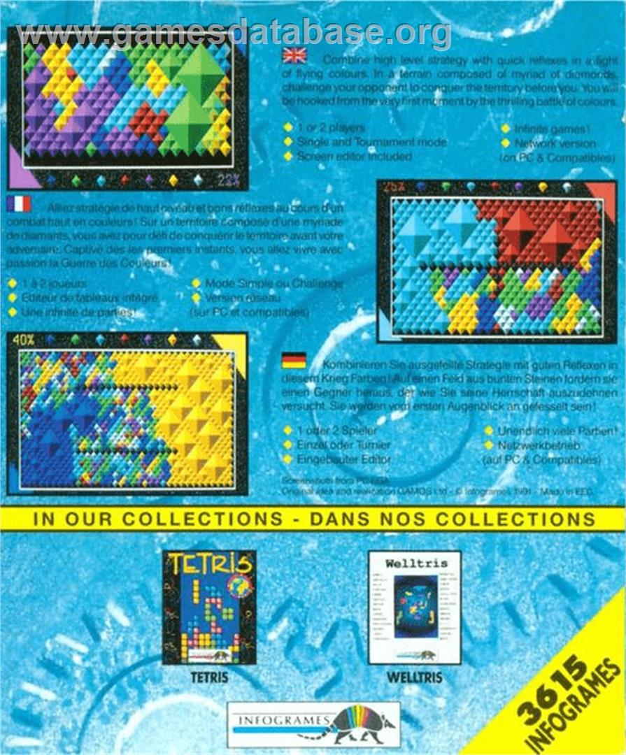 7 Colors - Commodore Amiga - Artwork - Box Back