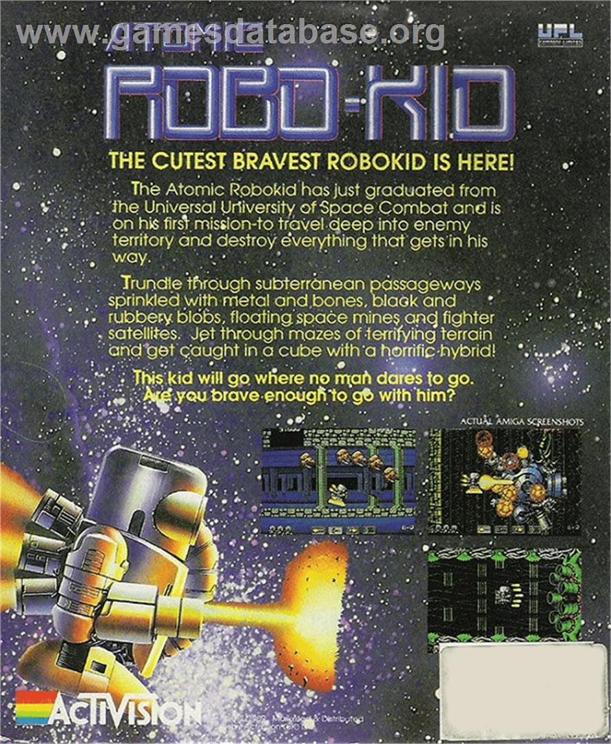 Atomic Robo-Kid - Commodore Amiga - Artwork - Box Back