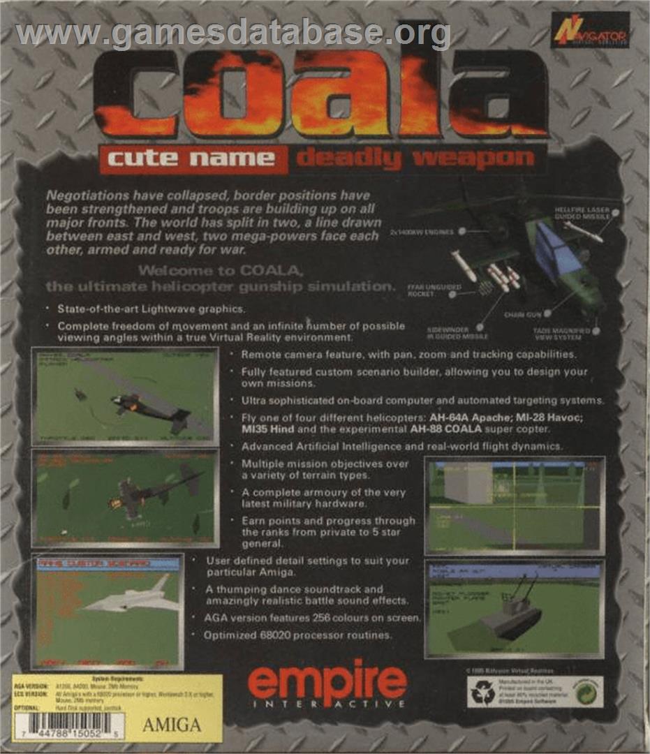COALA - Commodore Amiga - Artwork - Box Back