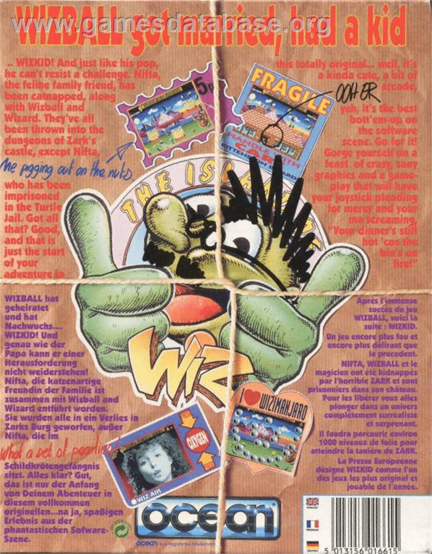 Wizkid: The Story of Wizball 2 - Commodore Amiga - Artwork - Box Back