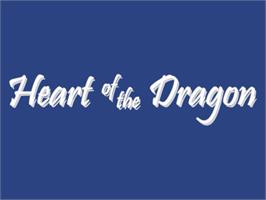 Top of cartridge artwork for Heart of the Dragon on the Commodore Amiga.