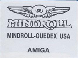 Top of cartridge artwork for Mind Roll on the Commodore Amiga.