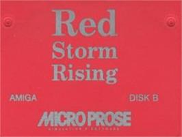 Top of cartridge artwork for Red Storm Rising on the Commodore Amiga.