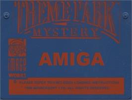 Top of cartridge artwork for Theme Park Mystery on the Commodore Amiga.