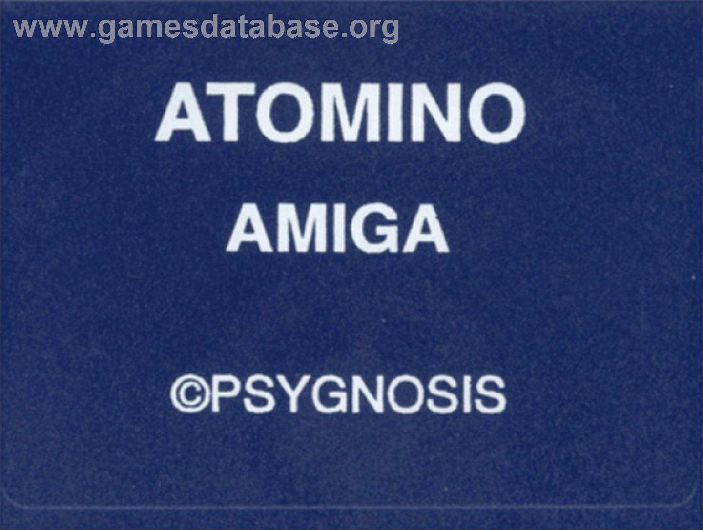 Atomino - Commodore Amiga - Artwork - Cartridge Top