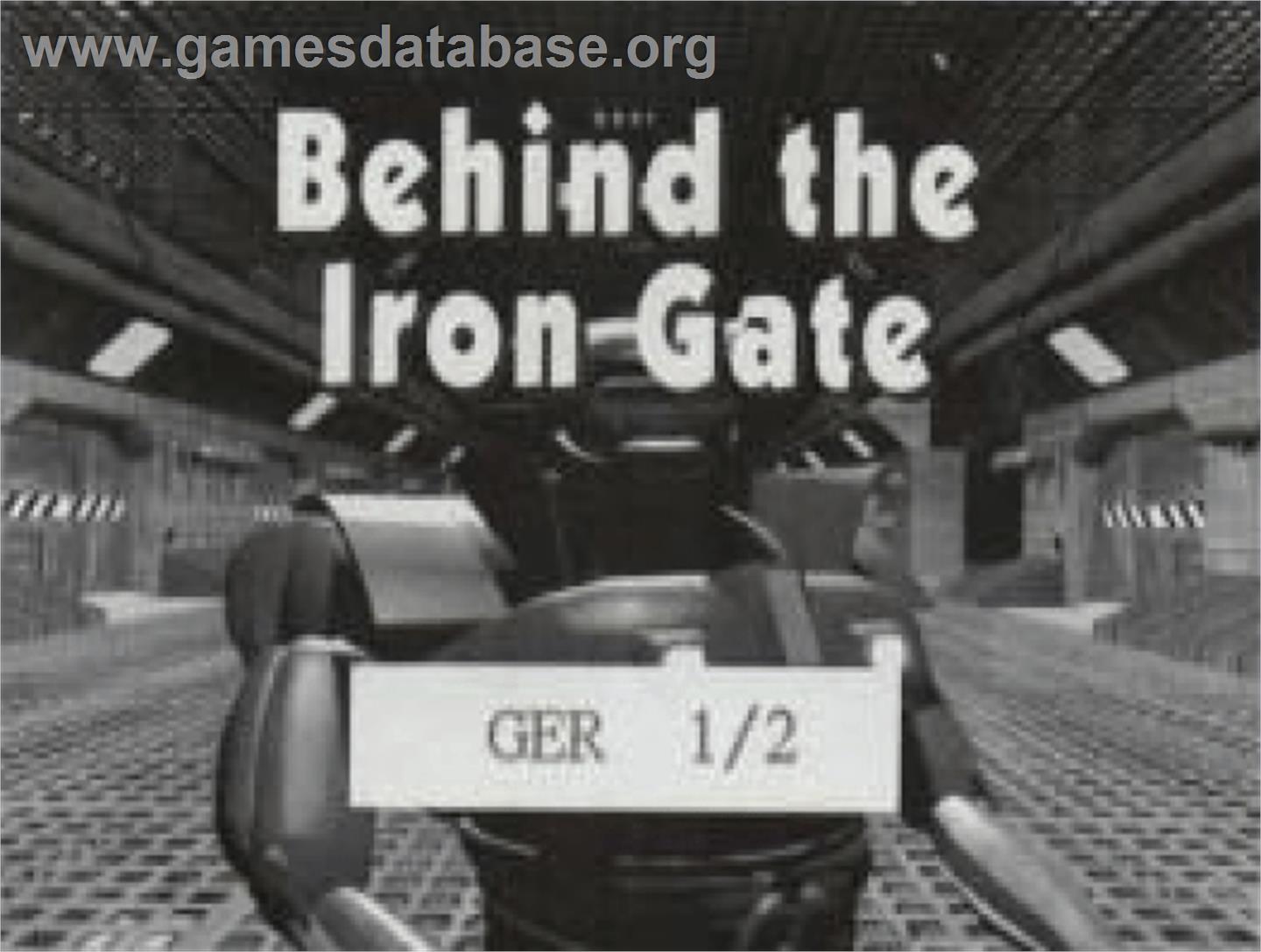 Behind the Iron Gate - Commodore Amiga - Artwork - Cartridge Top