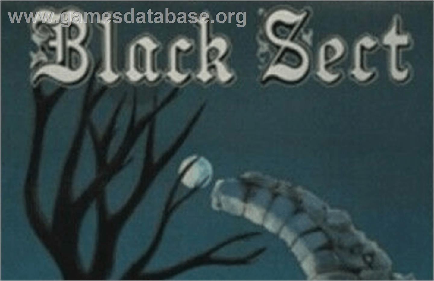 Black Sect - Commodore Amiga - Artwork - Cartridge Top
