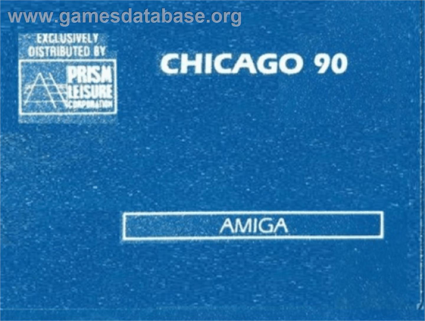 Chicago 90 - Commodore Amiga - Artwork - Cartridge Top
