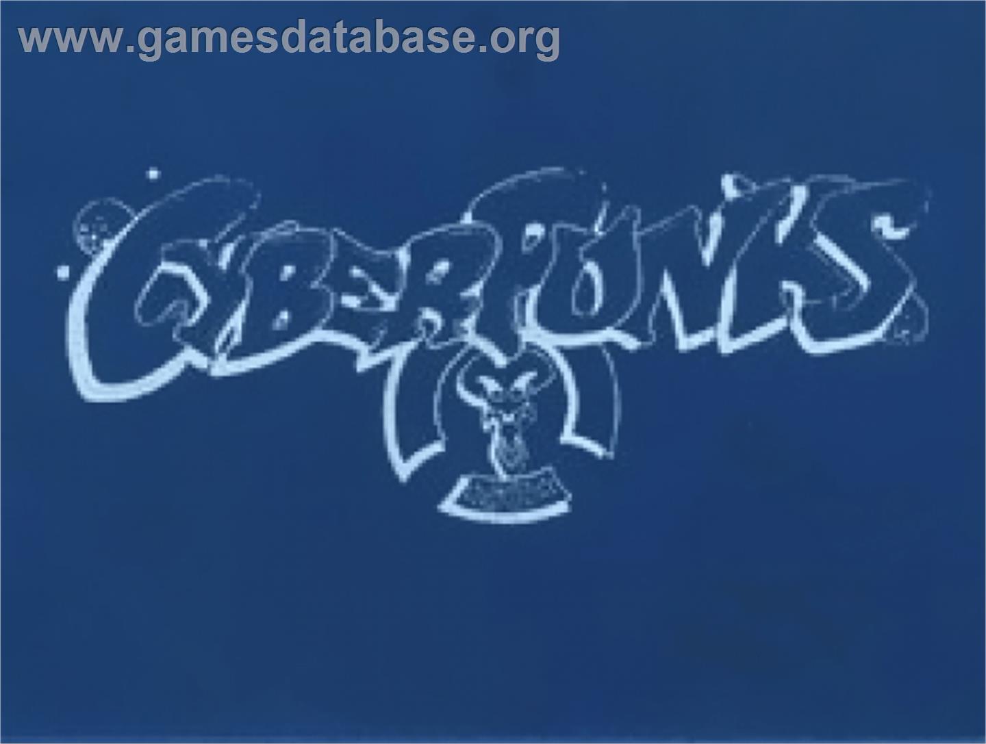 CyberPunks - Commodore Amiga - Artwork - Cartridge Top