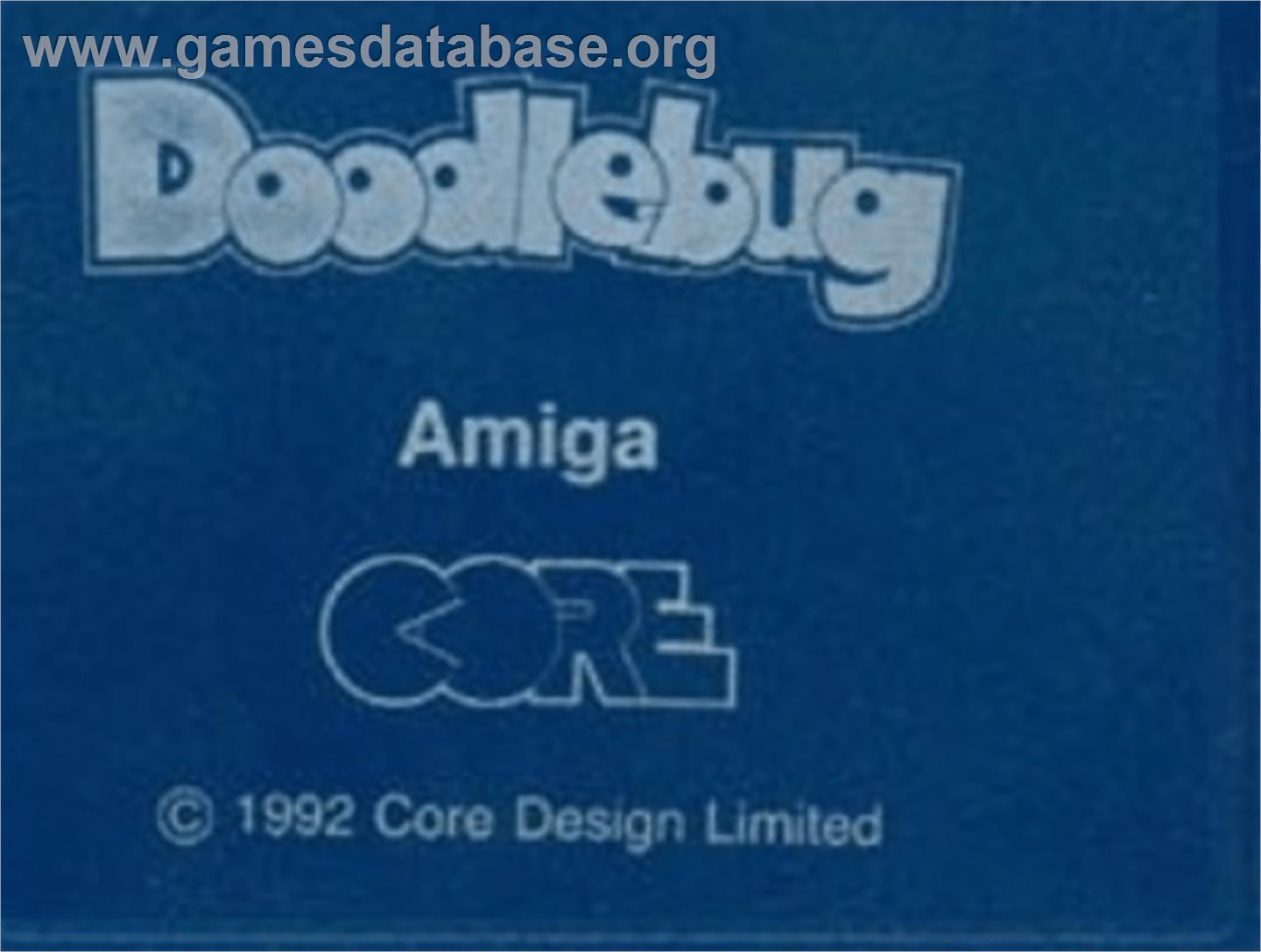 Doodle Bug: Bug Bash 2 - Commodore Amiga - Artwork - Cartridge Top