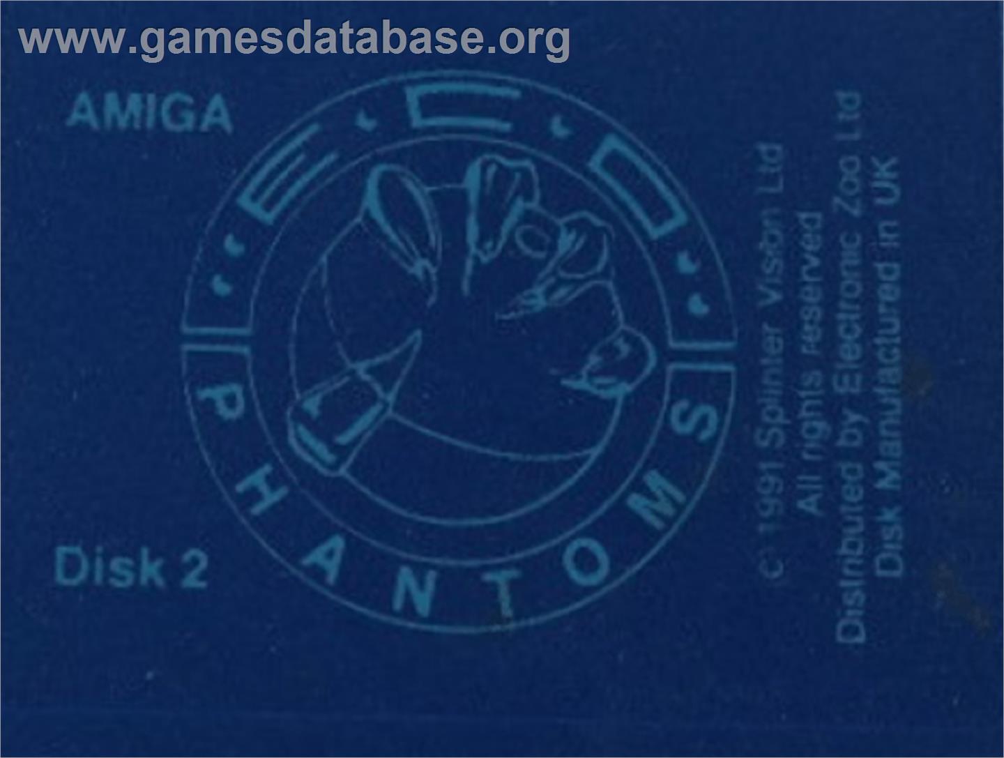 Eco Phantoms - Commodore Amiga - Artwork - Cartridge Top
