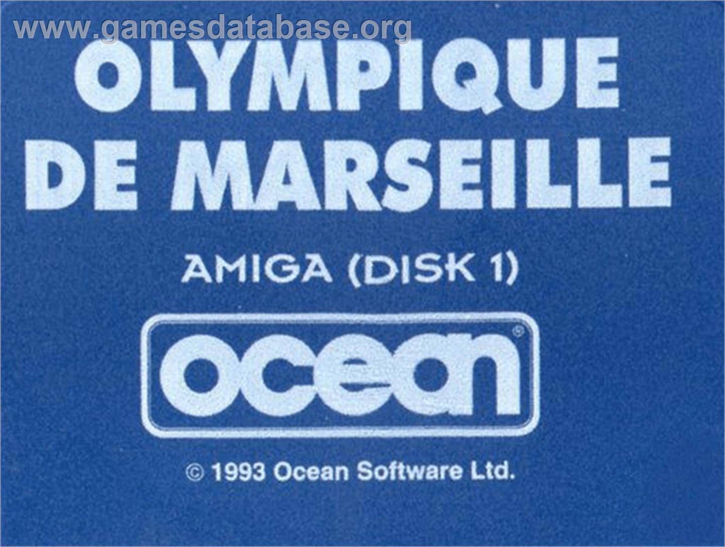European Champions - Commodore Amiga - Artwork - Cartridge Top