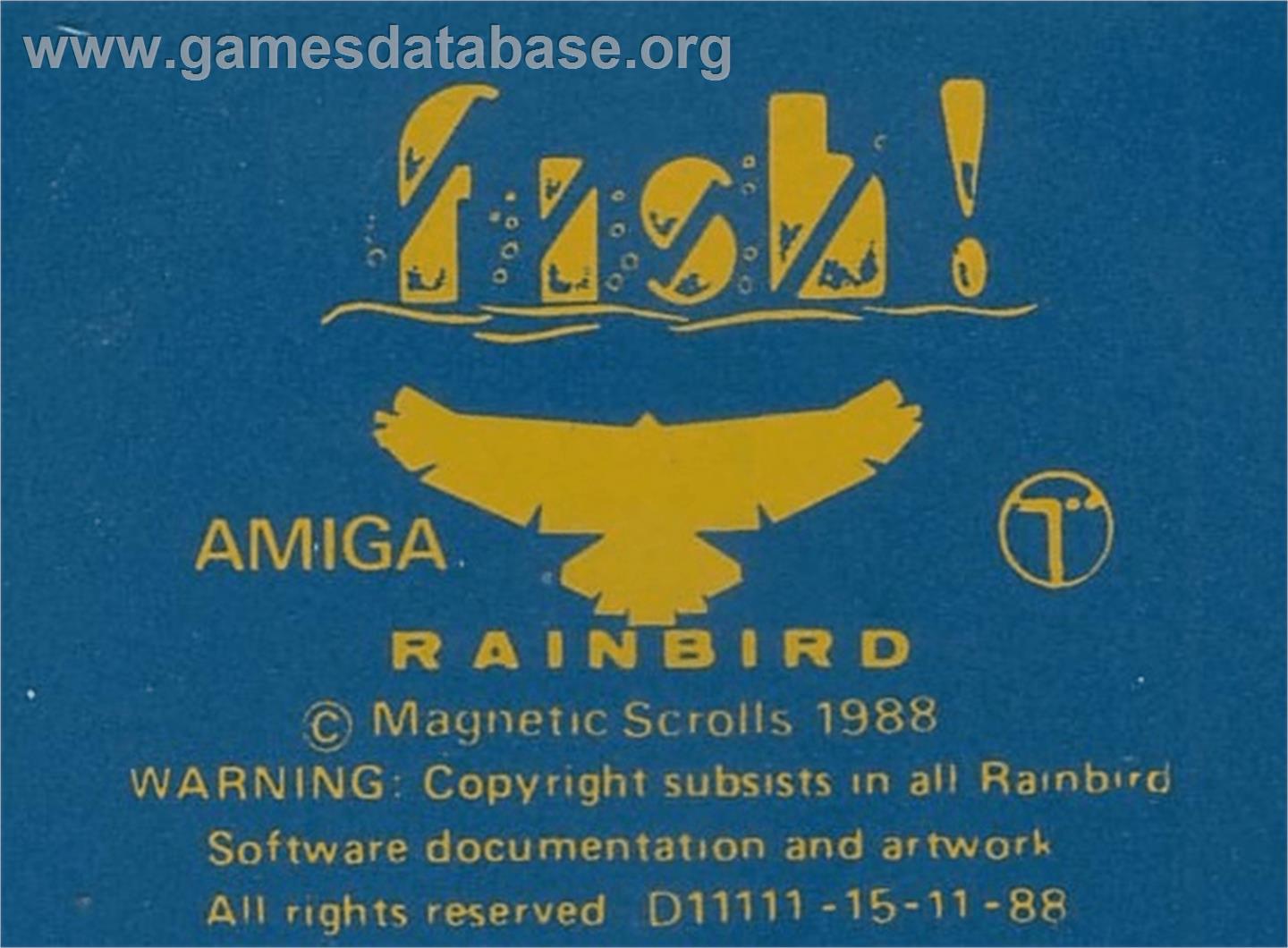 Fish - Commodore Amiga - Artwork - Cartridge Top