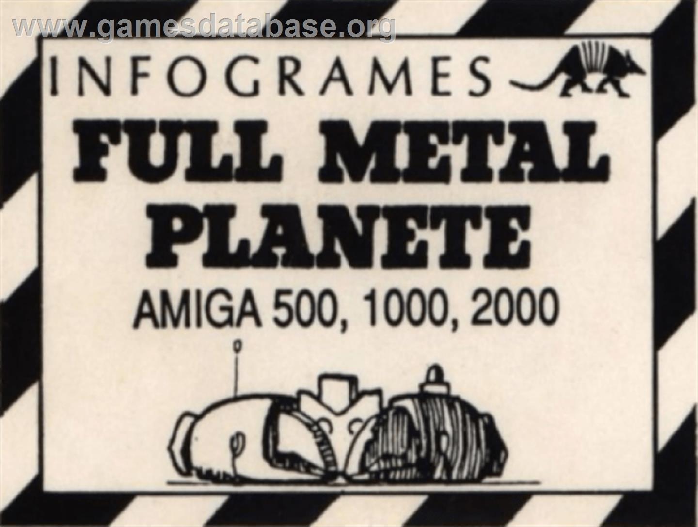 Full Metal Planete - Commodore Amiga - Artwork - Cartridge Top