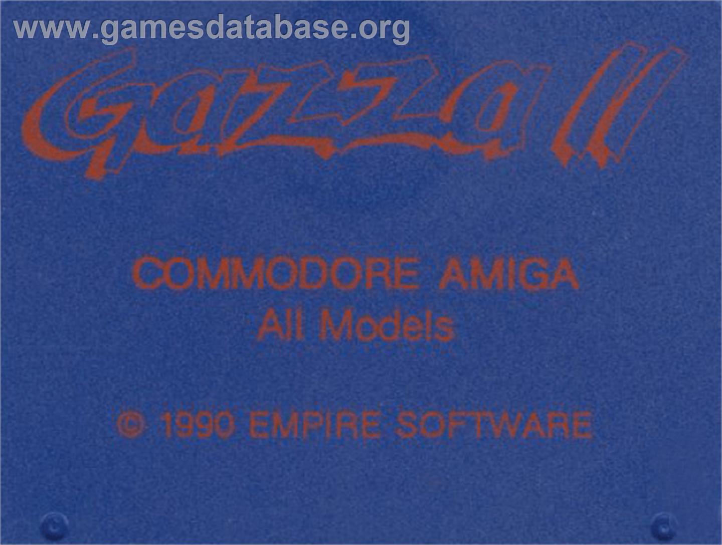 Gazza 2 - Commodore Amiga - Artwork - Cartridge Top