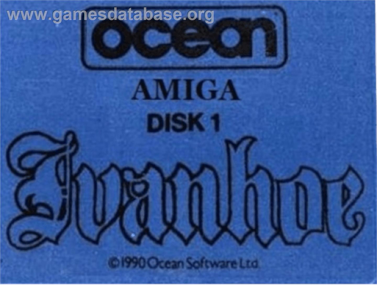 Ivanhoe - Commodore Amiga - Artwork - Cartridge Top