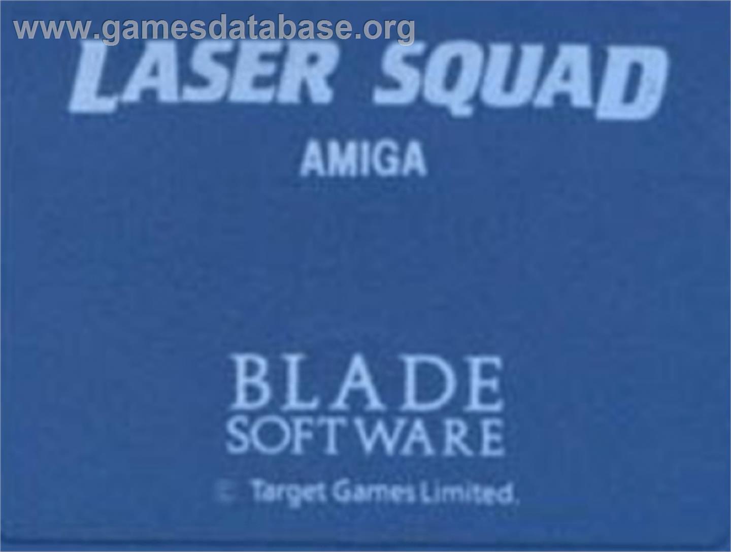 Laser Squad - Commodore Amiga - Artwork - Cartridge Top