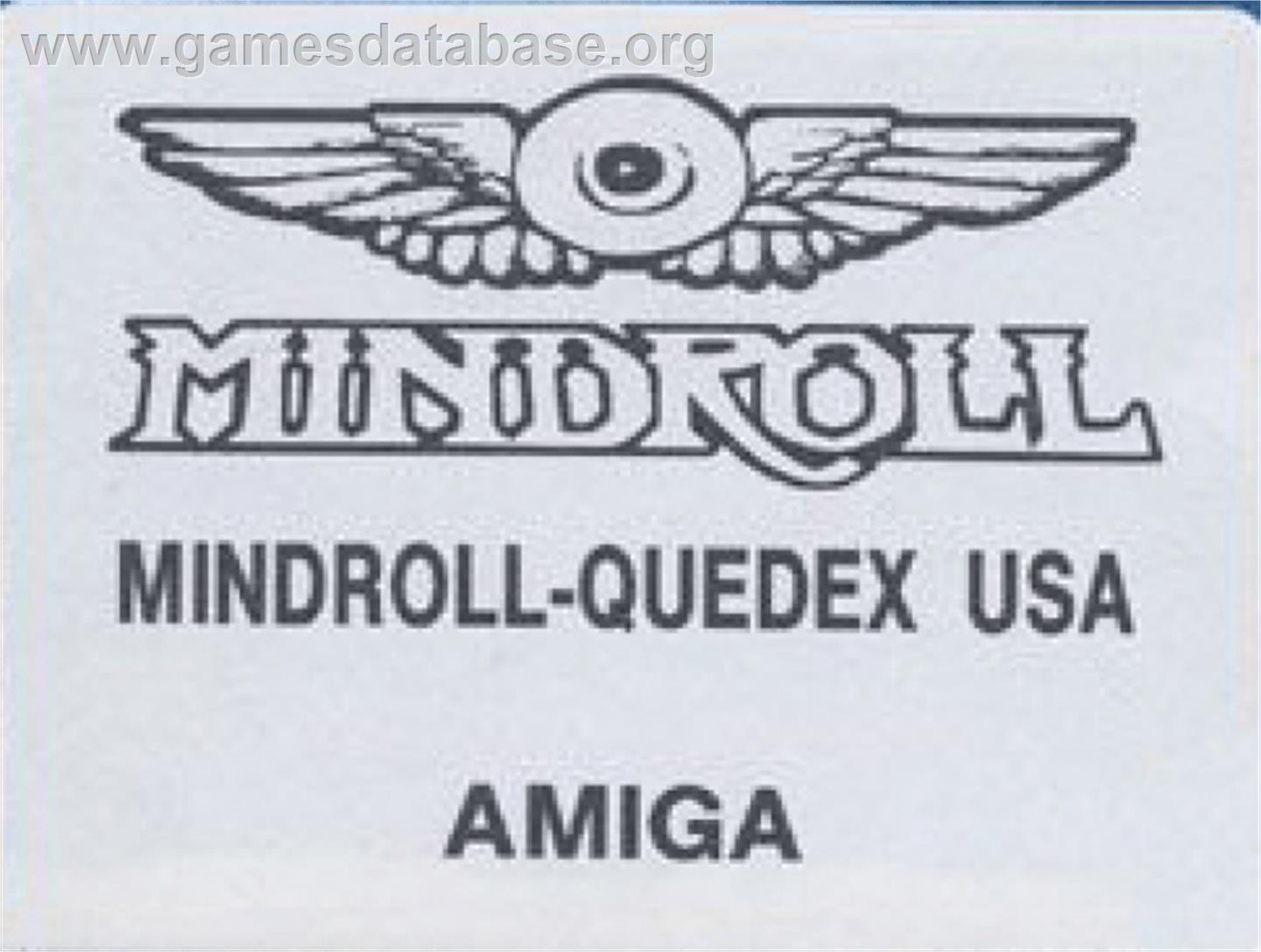 Mind Roll - Commodore Amiga - Artwork - Cartridge Top