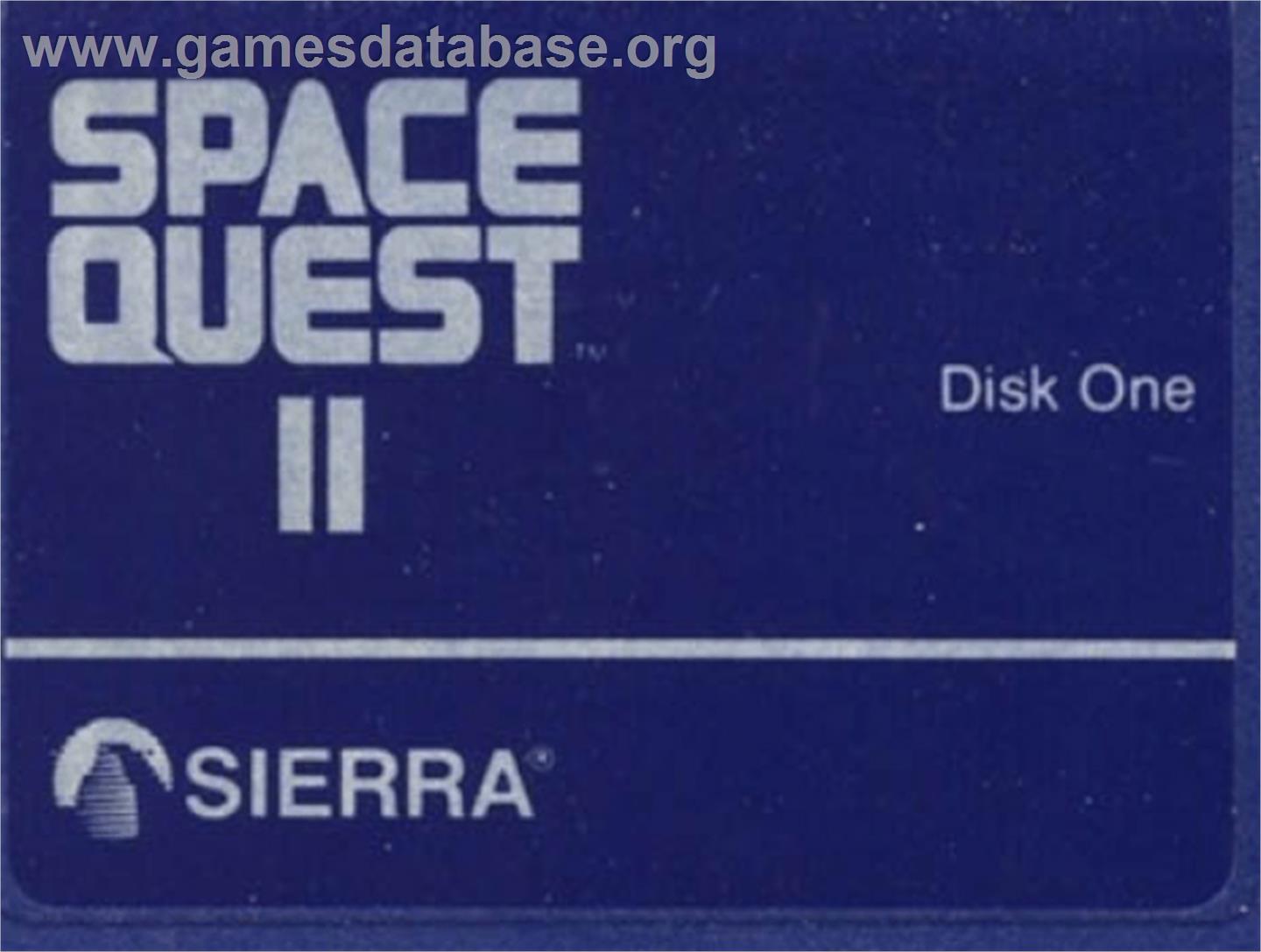 Space Quest II: Vohaul's Revenge - Commodore Amiga - Artwork - Cartridge Top
