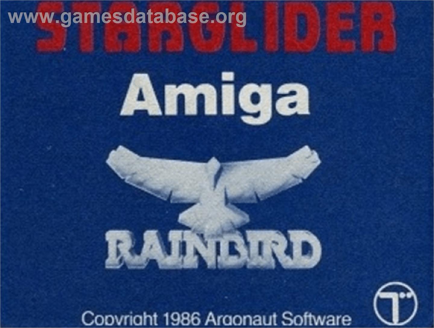 Starglider 2 - Commodore Amiga - Artwork - Cartridge Top