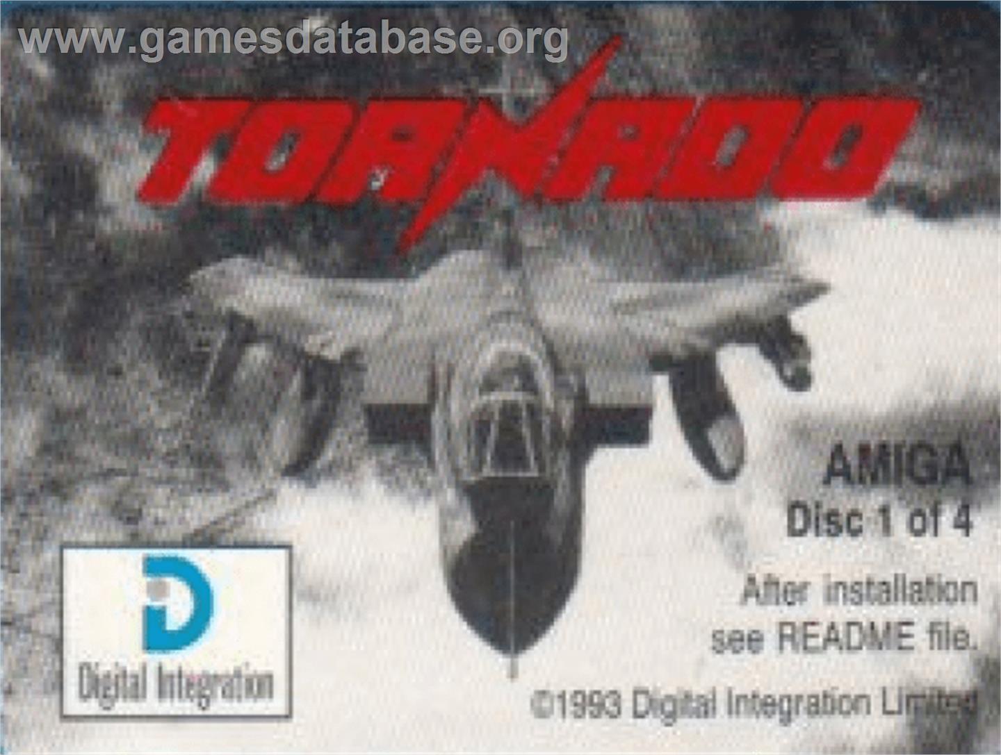 Tornado - Commodore Amiga - Artwork - Cartridge Top