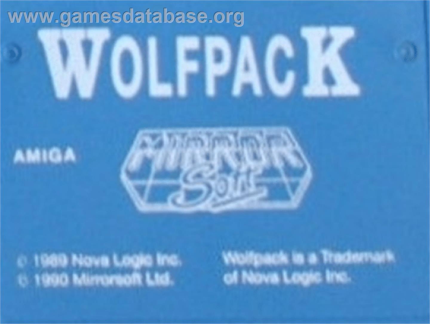 WolfPack - Commodore Amiga - Artwork - Cartridge Top