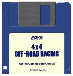 Artwork on the Disc for 4x4 Off-Road Racing on the Commodore Amiga.