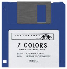 Artwork on the Disc for 7 Colors on the Commodore Amiga.