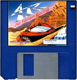 Artwork on the Disc for ATR: All Terrain Racing on the Commodore Amiga.