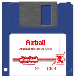 Artwork on the Disc for Airball on the Commodore Amiga.