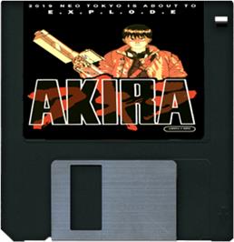 Artwork on the Disc for Akira on the Commodore Amiga.