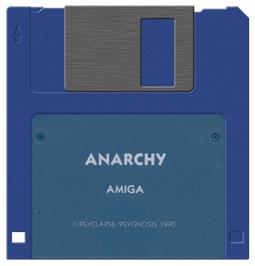 Artwork on the Disc for Anarchy on the Commodore Amiga.