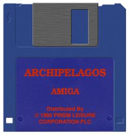 Artwork on the Disc for Archipelagos on the Commodore Amiga.