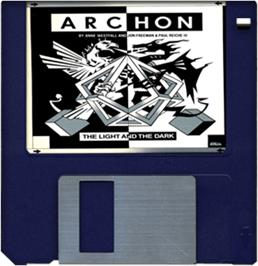 Artwork on the Disc for Archon: The Light and the Dark on the Commodore Amiga.