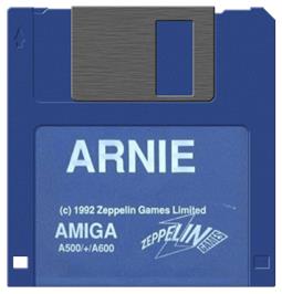 Artwork on the Disc for Arnie on the Commodore Amiga.