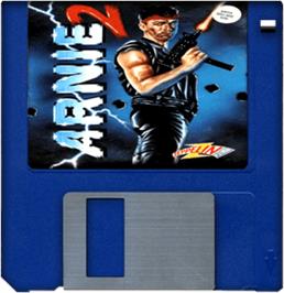 Artwork on the Disc for Arnie 2 on the Commodore Amiga.