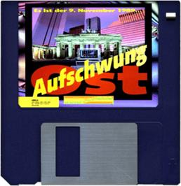 Artwork on the Disc for Aufschwung Ost on the Commodore Amiga.
