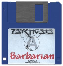 Artwork on the Disc for Barbarian: The Ultimate Warrior on the Commodore Amiga.