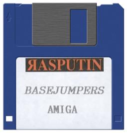 Artwork on the Disc for Base Jumpers on the Commodore Amiga.